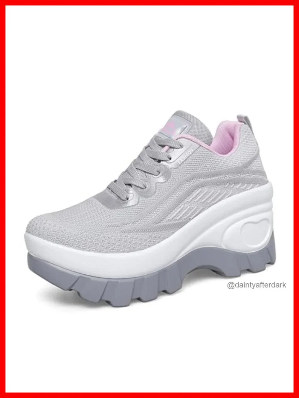 Women's Chunky Platform Comfort Orthopedic Wedge Walking Shoes Fashion Sneakers